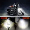 New 6led Motorcycle Headlight Drl Flash Auxiliary Lamp High Brightness Vehicle Electric Scooters Modified Arws