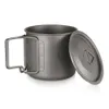 Camp Kitchen Lixada Pot Camping Vattenkopp Mugg Lättvikt 750ml 350ml Spork Utomhusservis 230307