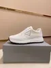 Neue Frühlings-Sommer-Nylon-Leder-technische Sneaker-Schuhe Stoff-Re-Nylon-klobiger Gummi-flacher Freizeit-Walking-Rabatt-Trainer mit Box EU38-46 Luxusschuhe