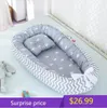 Baby Rail Removable Sleeping Nest for Bed Crib with Pillow Travel Playpen Cot Infant Toddler Cradle Mattress Shower Gift 230308