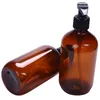 Liquid Soap Dispenser 4Pcs 500Ml Pump Bottle Makeup Bathroom Shampoo Travel Container for Shower Gel 230308