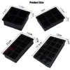 Glassverktyg 46815 Grid Big Ice Tray Mold Giant Jumbo stor matkvalitet Silikon Ice Cube Square Tray Mold Diy Ice Maker Ice Cube Tray Z0308