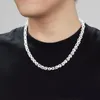 سلاسل 925 Sterling Silver Necklace Men Netlace. أزياء جوفاء النمط. 7mm53 سم. Nacklace سلسلة عظام الياقات