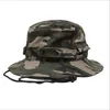 Chapeaux à large bord Nouveau Chapeau de pêcheur de camouflage Protection solaire extérieure réglable Unisexe Cordon de serrage pliable Casquette de pêche d'été Casquette de bassin R230308