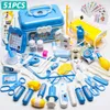 Andere Spielzeuge Arzt-Set für Kinder Rollenspiele Mädchen Rollenspiele Krankenhaus-Zubehör-Set Krankenschwester-Werkzeugtasche Kinder-Geschenk 230307