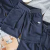 Mäns shorts Maden Navy P44 Lastjoggare Män Loose Work Cotton Större Pocket Tactical Short Pants Casual Overalls Man Clothing 230307