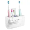 Suports de escova de dentes 3 slots grandes creme dental elétrico resina resina de armazenamento dental decorativo para acessórios de banheiro 230308