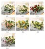 Decorative Flowers & Wreaths Simulation Small Rose Flower Home Decoration Wedding Artificial Fake Pography Road Guide