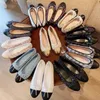 Ballet Flat shoes Seasonal velvet GLOVE FLATS Casual Shoes Summer Beach Half fashion woman Loafers Designers Luxury Top Quilty size 35-40