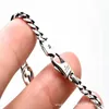 20% off all items 2023 New Luxury High Quality Fashion Jewelry for silver old three-dimensional interlocking enamel bracelet lovers same clavicle chain