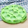 Set di stoviglie Scatola per torta Imballaggio Cupcake Porta crostata per uova Imballaggio Multiuso Sigillatura portatile Fibbia da asporto Scatole di plastica 8-10 pollici