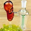 Fumo Tubi Accessori per il caveo Accessori cranio Filtro esterno Bong di vetro all'ingrosso Bruciatore di vetro Piatta per tubo di olio, olio.