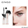 Mascara O.Two.O Waterproof 4D Silk Fiber Curling Volume Lashes Thick Lengthening Nourish Eyelash Extension Makeup Drop Delivery Heal Dhjpt