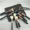 Makeup Brushes Brand Set 15st/Set Professional Brush Eyeshadow Eyeliner Blending Pencil Cosmetics Tools With Bag Drop Delivery Heal Dhflu