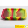 Rolling Tray Silicone Pallet Heat Resistant Proof Tobacco Silicon Trays Handroller Smoking Tool Herbs Dab Rig