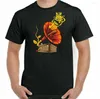 Herren-T-Shirts, Musik-T-Shirt, Vinyl-Schallplattendecks, Erdlied, Herren, Umwelt, Frieden, Hippie