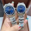 Montre Perpetual Oyster Designer Montres Ensemble Couple 31mm 36mm Montre Femme 41mm Pour Homme Automatique Mécanique Lumineux Saphir Bleu Rose Couleur Étanche