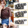 Belts Women Genuine Leather Alloy Pin Buckle Fashion Style Design Cinto Feminino Original Brand Faux Imitation