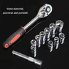 Hand Tools 12pcs Adjustable Torque Wrench Kit Car Mechanical Bicycle Repair Spanner Workshop Tool Set With Nozzle