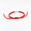 12Pcs Neue Blatt Liebe Geflochtene Armband Glück Rot Farbe Gewinde Paar Kette Handgemachte Gebet Armreifen Pulsera Schmuck Geschenk für Freund