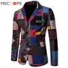 Mäns kostymer blazers hösten män blazers kostymer linne bomull kausal blommakräkt smart smal passform pläd klänning mens blazer masculino jacka rock 4xl 230308