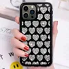 Luxurious Three-dimensional love diamond mirror phone case For iPhone14ProMax 14Pro 14 13ProMAX