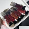 Brillant à Lèvres Y Rouge Noir Miroir Eau Glaçure Haute Hydratation Longue Durée Couleur Coupe Antiadhésive Maquillage Lèvres Tache Goutte Livraison Santé Beau Dhsin