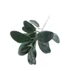 Decorative Flowers Simulation Ears Flocking Leaves Artificial Plants Home Decoration Flower Arrangement Front Door Wreath Accessories