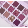 Eye Shadow Ucanbe 18Colors Aromas New Nude Eyeshadow Palette Long Lasting Mti Reflective Shimmer Matte Glitter Pressed Pearls Drop D Dhqx1