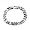Bangle BC Bracelet chaîne pour hommes or titane acier métal épais rappeur minimaliste