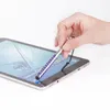 Flexible Crystal Stylus Capacitive Touch Pen for Iphone for Ipad mini Air Samsung Galaxy Note4 S8 S9 S10 Retractable with Dust Plugs