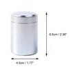 Storage Bottles Jars 70ML Airtight Smell Proof Container Aluminum Herb Stash Metal Sealed Can Container Aluminum Herb Tea Jar Storage Boxes 2022 J230301