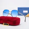 Vintage Gold Metal Rahmen Sonnenbrille für Frauen UV400 Polaroid -Objektiv Brillen Retro Brand Design Sechskant