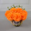 50PCS Silk Carnation Flower Artificial Flowers Used for Wedding Decoration DIY Handmade Flowers Carnation Flower Diameter 3.5 Inches and 6 Inches Stem