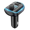 Bluetooth FM -передатчик Car Kit Mp3 стереоплеера Wireless Handsfree USB 3.1 Quick Charger T829s