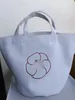 CHANEI Дизайнерские сумки Большая сумка Сумки для женщин Сумки для покупок Холщовый материал Camellia Logo
