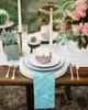 Table Napkin Teal Green Marble Texture 4/6/8pcs Napkins Restaurant Dinner Wedding Banquet Decor Cloth Supplies Party Decoration