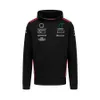 2023 F1 Hoodie Formula 1 Official Black Hoodie Sweatshirts New Season Team Uniform Racing Clothing Same Mens Loose Hooded Sweat