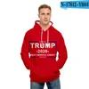 Herrtröjor digitala tryck hoodie unisex sportkläder lös casual jacka 2023 USA: s presidentkampanj 3D hiphop hooded topp