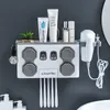 Porte-brosses à dents 4 en 1, tasse multifonction, accessoires de salle de bains, distributeur automatique de dentifrice 230308