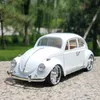 Diecast Modelo 1 18 Classic Car Beetle Black Car Alloy Model Simulation Simulation Decoration Collection Gift Toy Die Casting Modelo 230308