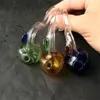 Rauchpfeifen Apfelkessel Glasbongs Zubehör Glaspfeifen bunte Mini-Mehrfarben