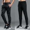 Męskie spodnie do joggingu spodnie suche spodnie treningowe spodnie biegowe Męskie joggery jazdy na rowerze sportowe spodnie pełna długość czarnych spodni Pockets Sportswear Z0306