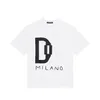 DSQ PHANTOM TURTLE Herren-Designer-T-Shirt, italienisches Mailand-Mode-Logo-Druck-T-Shirt, Sommer, schwarz-weißes T-Shirt, Hip-Hop-Streetwear, 100 % Baumwolle, Tops, Übergröße, 05787