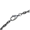 70% OFF 2023 New Luxury High Quality Fashion Jewelry for Double Interlocking Sterling Silver Old Men's and Women's Necklace Carved Stripe Couple Collar Chain