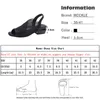 Sandaler McCKLE Womens Sandaler 2021 Tjock häl Peep Toe Summer Shoes For Women Mesh Breattable Sandals Ladies Plus Size Girls Sandal New Z0306