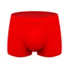 Mutande 6xl 7xl 8xl 9xl Taglie forti Mutandine da uomo Traspirante Cotone maschile Biancheria intima senza cuciture Uomo Natale Boxer rosso Uomo Lotto