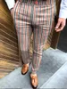 Мужские брюки мужчины деловые брюки ретро -рисунок Пятница Прямая длинная мужская весенняя осень модная уличная одежда 230307