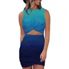 Casual Dresses 2023 Sleeveless Sexy Female Mini Backless Slim Night Club Party Women's Dress Bodycon Vestidos Elegantes Para Mujer