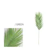 Flores decorativas Palm Tree Tree Artificial Folhas galhos selvagens Folhagem falsa planta falsa para a sala de estar de casamento em casa Jungle Diy Decoration